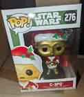 Funko Pop Star Wars Holidays C-3po Santa #276 Vinyl Figure