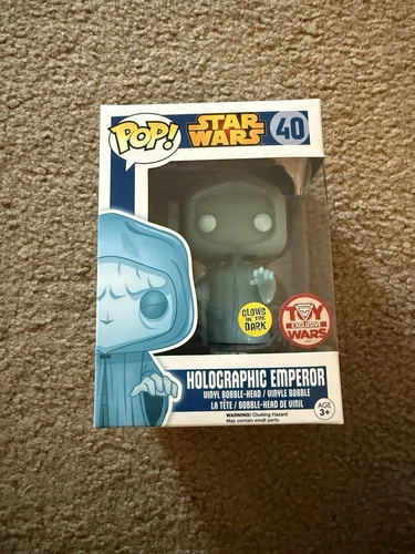 Funko Pop! Star Wars Holographic Emperor #40 Toy Wars Exclusive (see details)