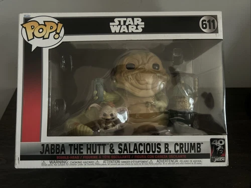 Funko Pop! Star Wars Jabba The Hutt & Salacious B. Crumb #611