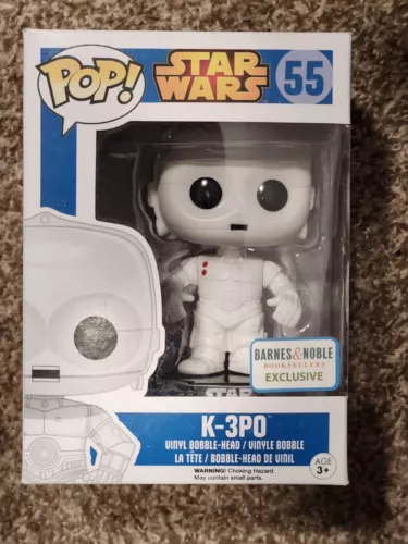 Funko Pop! Star Wars K-3PO #55 Barnes & Noble Exclusive + Protector
