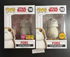 Funko Pop! Star Wars – Porg #198 (Chase), Porg #198 (Flocked, Topic)