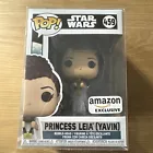 Funko Pop Star Wars Princess Leia (Yavin) #459 Amazon Exclusive & Pop Protector