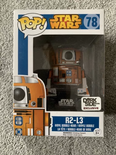 Funko Pop! Star Wars R2-L3 Orange Droid #78 Dork Side Toys R2-D2 Rare Exclusive