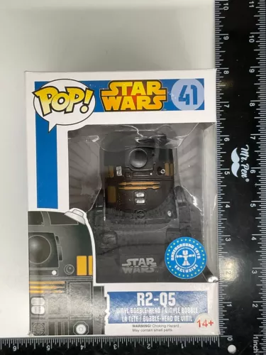 Funko Pop! Star Wars R2-Q5 #41 Underground Toys Exclusive NON-MINT BOX G03