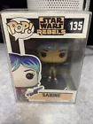 Funko Pop Star Wars Rebels - Sabine - Vinyl Figure - #135 No Helmet Faded Box