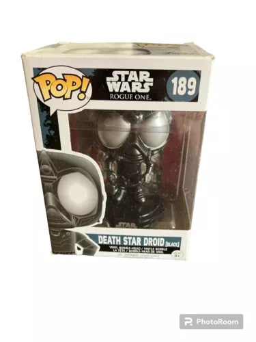 Funko Pop Star Wars Rogue One 189 Death Star Droid (Black) New In Box