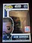 Funko POP! Star Wars Rogue One Saw Gerrera Exclusive #177 SUN DAMAGED NEW