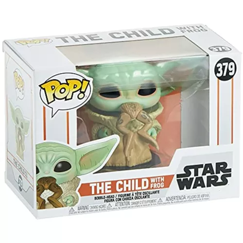 Funko POP! Star Wars The CHILD with Frog Figure #379 DAMAGE BOX