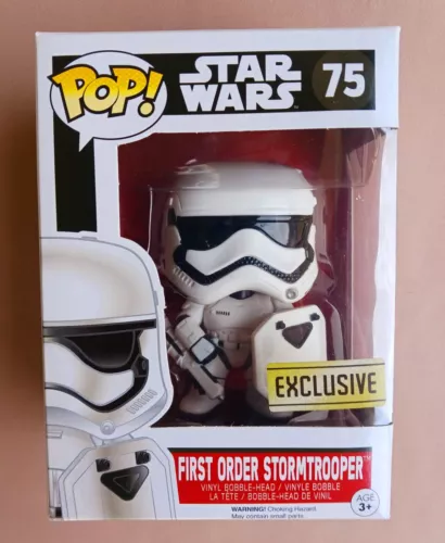 Funko Pop! Star Wars The Force Awakens First Order Stormtrooper #75 Exclusive