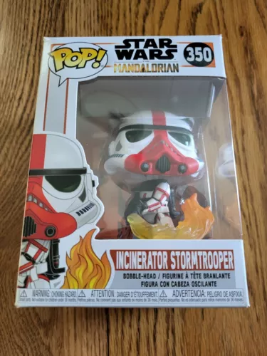 Funko Pop! - Star Wars: The Mandalorian - Incinerator Stormtrooper #350 - NIB