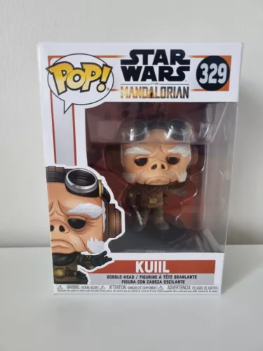Funko POP! Star Wars The Mandalorian Kuiil #329 + Protector