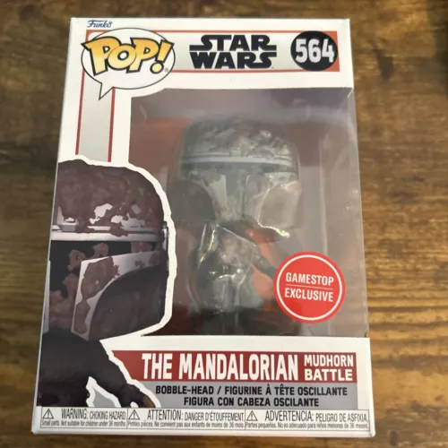 Funko Pop! Star Wars The Mandalorian Mudhorn Battle 564 GameStop