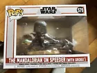 Funko Pop Star Wars The Mandalorian On Speeder (With Grogu) 579