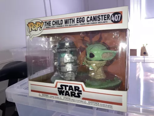 Funko Pop Star Wars The Mandalorian The Child Grogu With Egg Canister #407