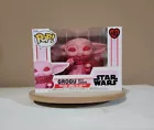 Funko Pop! Star Wars: Valentines - Grogu with Cookies #493 Pink Vinyl Figure NEW