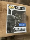 FUNKO POP - STAR WARS - WALMART EXCLUSIVE - IMPERIAL DEATH TROOPER 154 (Chrome)