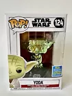 Funko POP! Star Wars: Yoda (Green Chrome) #124, 2019 SDCC Exclusive NEW