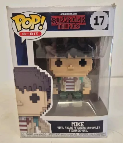 Funko Pop! Stranger Things 8bit Pixel Mike #17 BNIB Halloween Xmas Gift