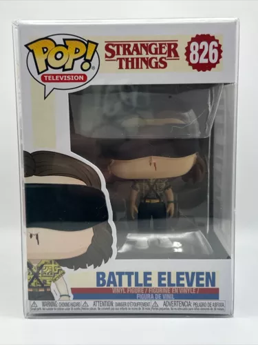 Funko POP! Stranger Things Battle Eleven #826 Vinyl Figure NEW +Protector