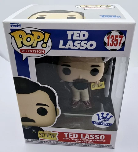 Funko Pop! Ted Lasso w/Believe Sign #1357 Funko Shop Exclusive NM/MT NIB Soccer