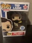 Funko Pop! Ted Lasso w/Believe Sign 1357 Funko Shop Exclusive w/Pop Protector