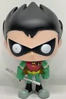 Funko Pop! Teen Titans Go Robin #107 Figure 2014 w/Weapon Intact ⭐️