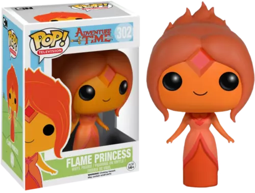 FUNKO POP TELEVISION ADVENTURE TIME #302 FLAME PRINCESS VAULTED VINYL FIGURE 🌏