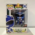Funko Pop! Television: Power Rangers - Blue Ranger #363 Metallic GameStop (New)