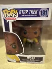 Funko POP! Television Star Trek The Next Generation Worf 191 NEW, But Dented Box