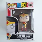 FUNKO POP TELEVISION TEEN TITANS GO 335 RAVEN as WONDER WOMAN VINYL FIGURE