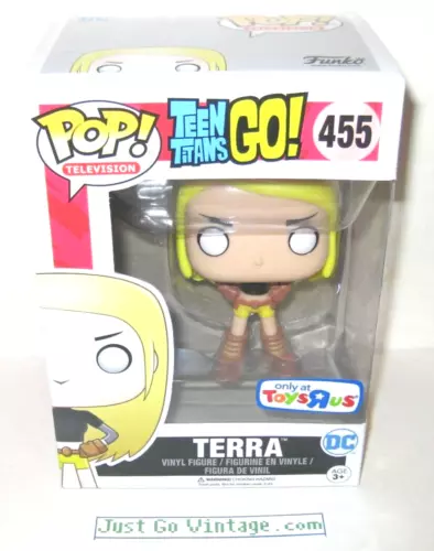 Funko Pop Television Teen Titans Go! Terra #455 Vinyl Figure Toys R Us Exclusive
