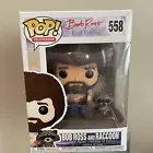 Funko POP Television The Joy Of Painting Bob Ross and Raccoon #558 Vinyl Figure