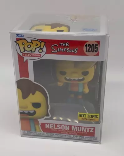 Funko Pop! Television The Simpsons #1205 Nelson Muntz (Hot Topic) - w/ protector