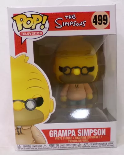 Funko Pop! Television The Simpsons 499 Grampa Simpson Vinyl Figure