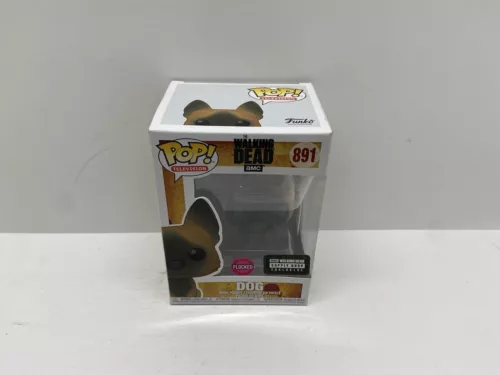 Funko POP! Television The Walking Dead Dog Flocked #891 Vinyl Figure