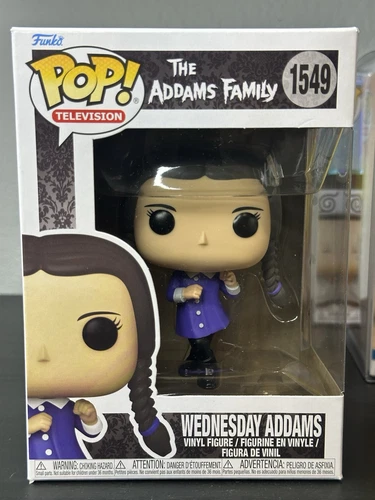 Funko Pop! The Addams Family: Wednesday Addams #1549 w/Premium Protector