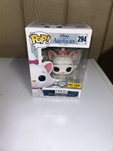 Funko POP! The Aristocats: (Diamond) MARIE #294 Hot Topic Exclusive NIB