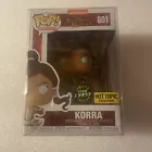 Funko POP! The Legend Of Korra #801 Korra Chase GITD Glow Hot Topic