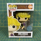 Funko Pop! The Seven Deadly Sins Meliodas Exclusive #1344 with soft Protector
