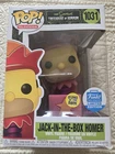 Funko Pop! The Simpsons #1031: Jack-In-The Box Homer  Glow in the Dark~ Funko Ex