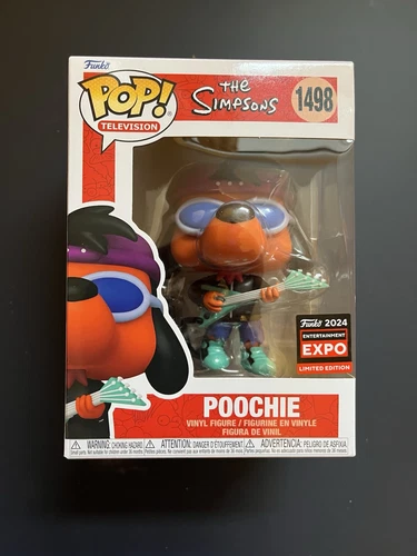 Funko Pop! The Simpsons Poochie #1498 C2E2 Chicago Comic & Entertainment