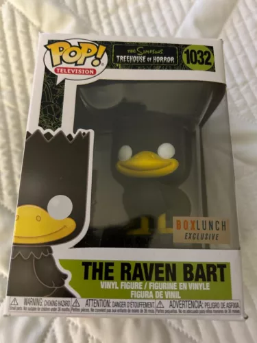 Funko POP The Simpsons Treehouse of Horror 1032 Raven Bart *(BOX IS IN OK COND)*