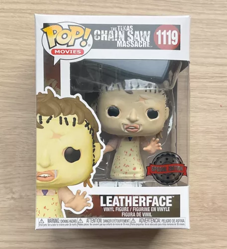 Funko Pop The Texas Chainsaw Massacre Leatherface With Hammer #1119 + Protector