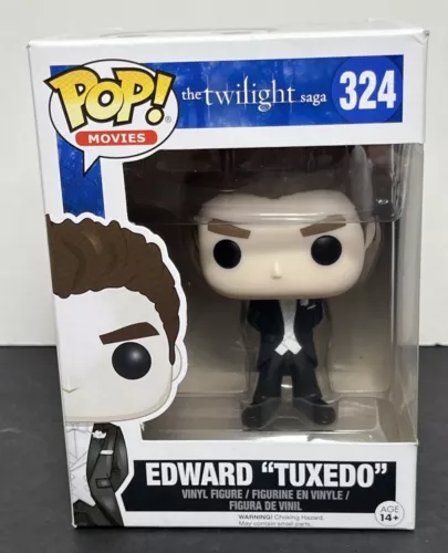 Funko Pop! The Twilight Saga Edward Tuxedo #324 Vinyl Figure NIB