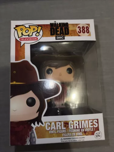 Funko POP! The Walking Dead #388 Carl Grimes with Protector box