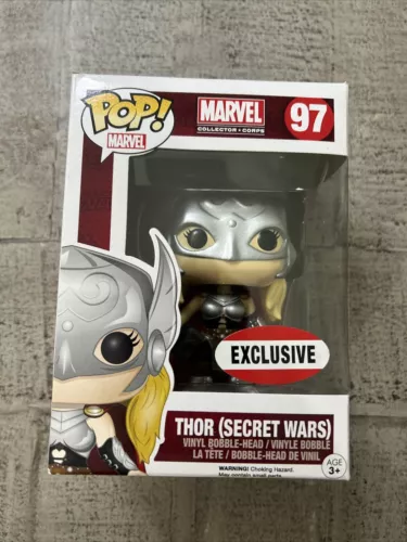 Funko Pop Thor Secret Wars #97 Marvel Collector Corps Exclusive