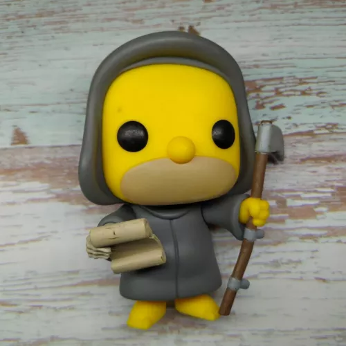 Funko Pop! TV #1025 Simpsons Treehouse of Horror Grim Reaper Homer Figure OOB
