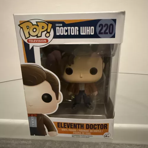 Funko POP! TV - Doctor Who  - ELEVENTH DOCTOR (11th) #220 in New Pop Protector