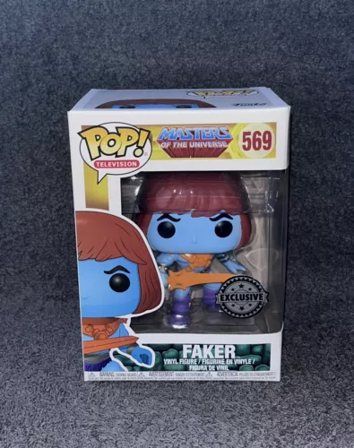 FUNKO POP TV - No. 569 - MASTERS OF THE UNIVERSE - EXCLUSIVE - HE-MAN / FAKER