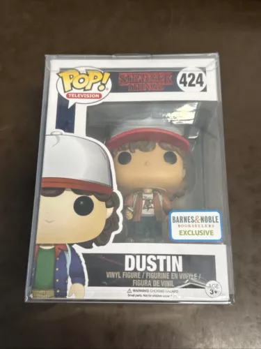 Funko POP! TV Stranger Things 424 Dustin (Barnes & Noble Exclusive) Vinyl Figure